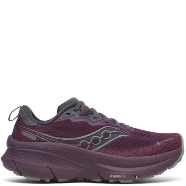 SAUCONY WOMENS WATERPROOF LACE TRAINER - EGGPLANT